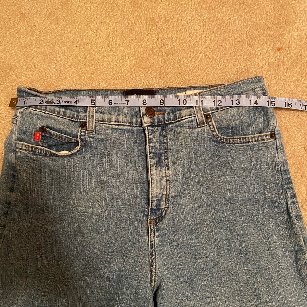 NYDJ Y2K cropped straight leg denim jeans style: Marilyn size 12 - Picture 6 of 10